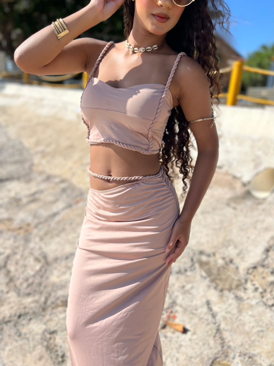 Vestido Conjunto nude, foto 3